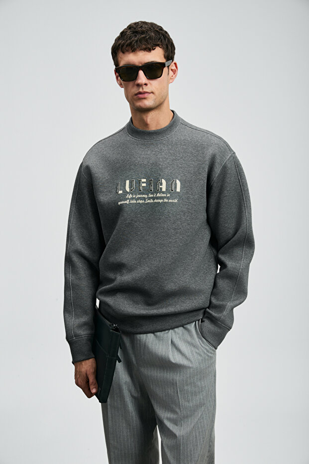 Oracle Erkek Sweatshirt Antrasit - 2
