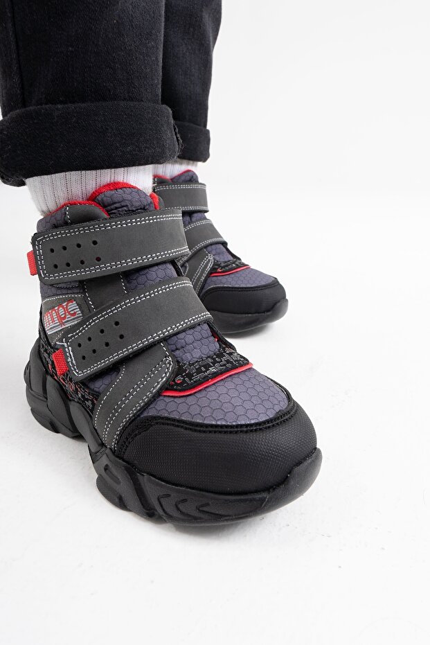 Erkek Çocuk Gri Suya Dayanıklı Anatomik Günlük Bot - 4