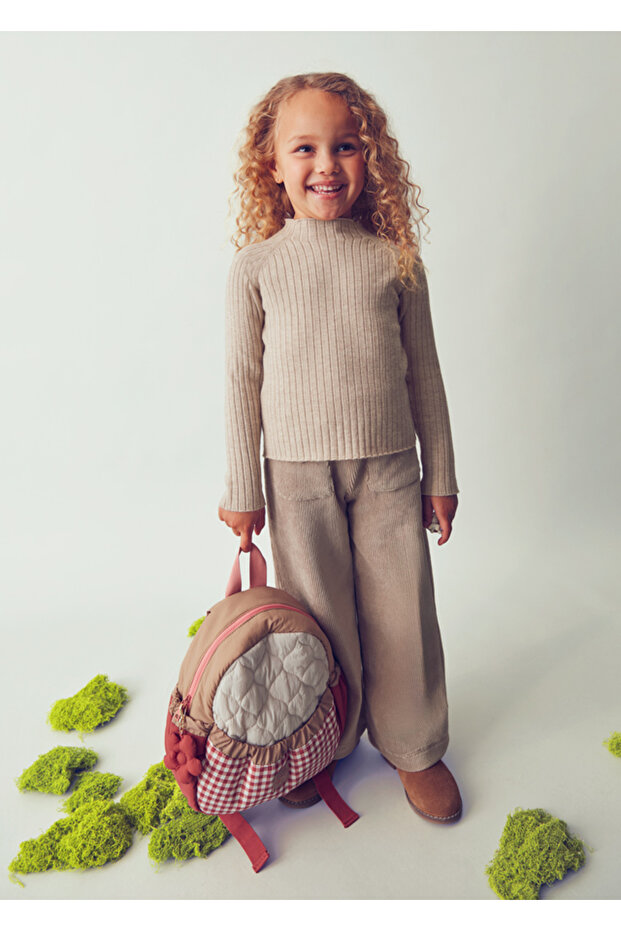 Girl's Turtleneck Sweater 4001