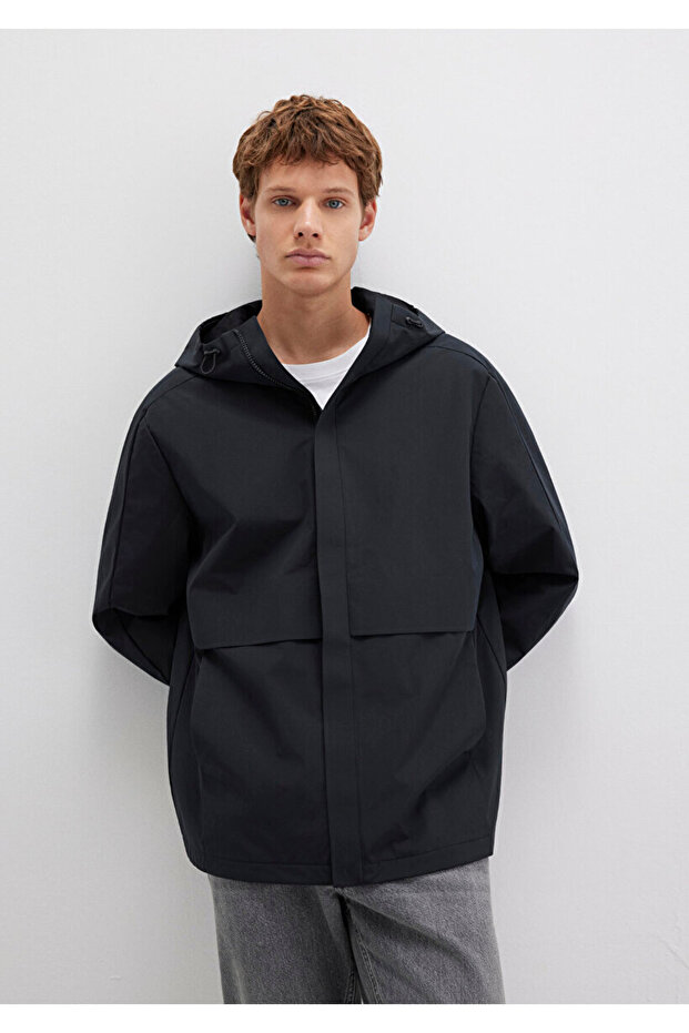 Hooded Black Jacket
