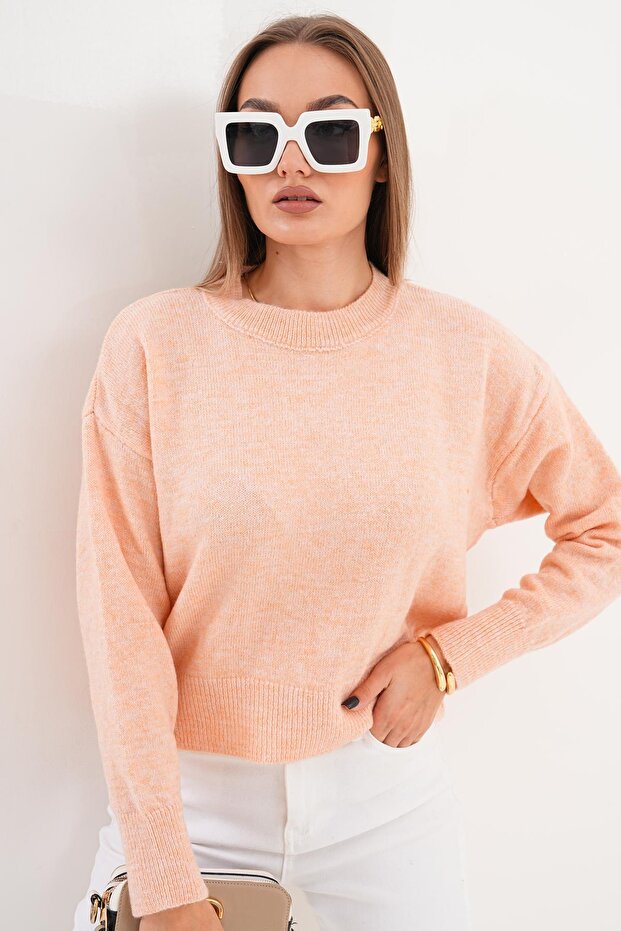 Kadın Bisiklet Yaka Triko Örme Kazak 255292 - - 4