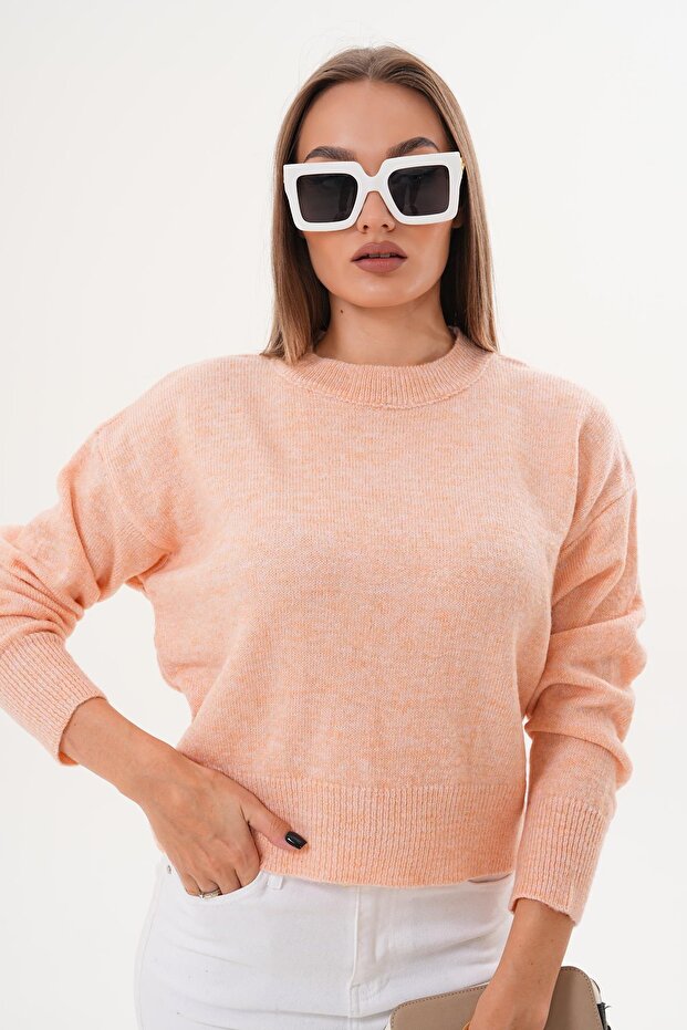 Kadın Bisiklet Yaka Triko Örme Kazak 255292 - - 3