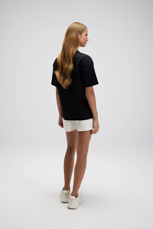 Kadın Tişört EF558-BK - 3