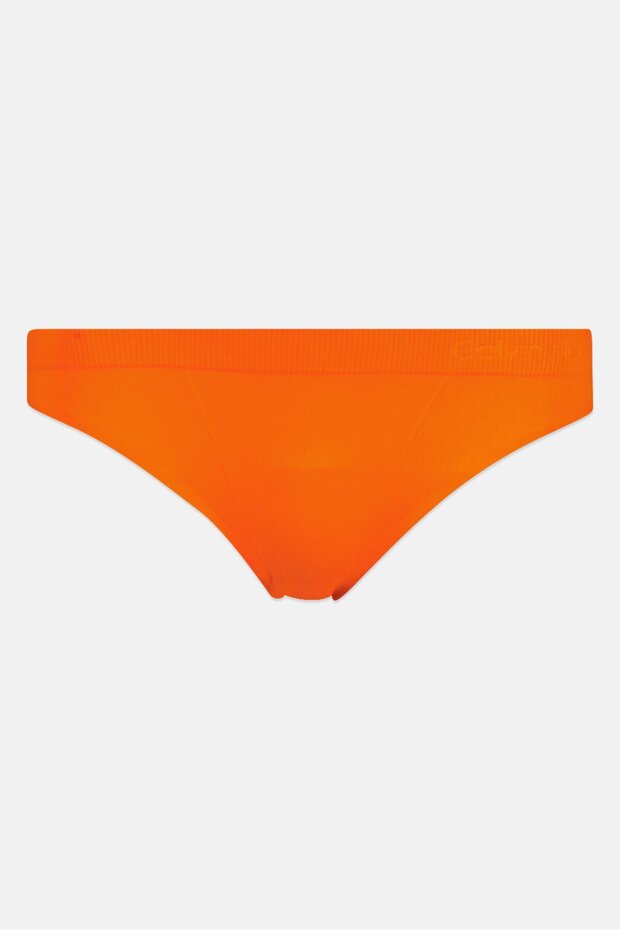 Women Brand Logo Panty, Orange