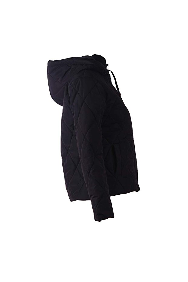 Siyah Kadın Mont - 2