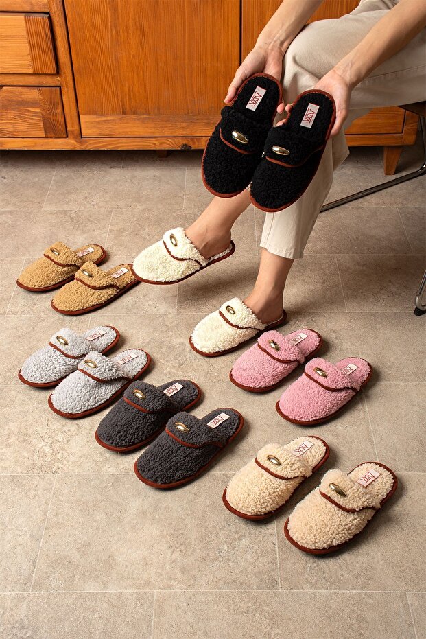 Yumoş Dámské zimní domácí pantofle Věna Pantofle Dárkové pantofle Domácí pantofle 1143 - 4
