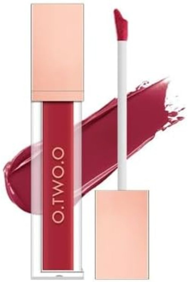 FASHIONISTADEAL O.TWO.O Heavy Mist Velvet Lipgloss (#5, BERRY PLUM RED)