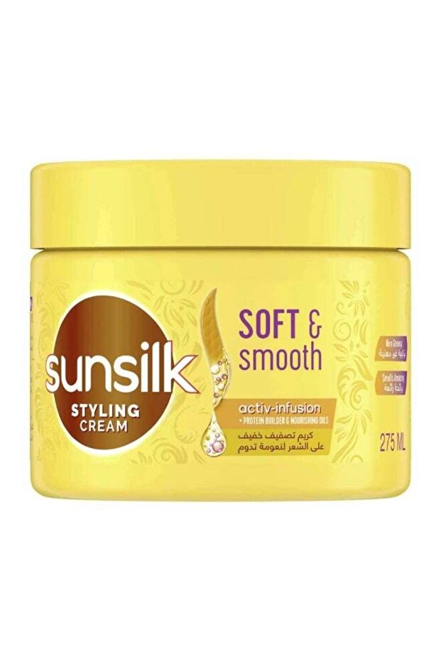 Soft & Smooth Styling Cream, Activ Infusion Protein Builder & Nourishing Oil, 275ml