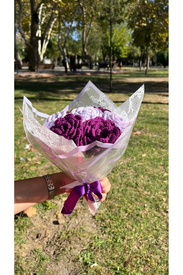 ÖRGÜ ÇİÇEK BUKETİ - 1