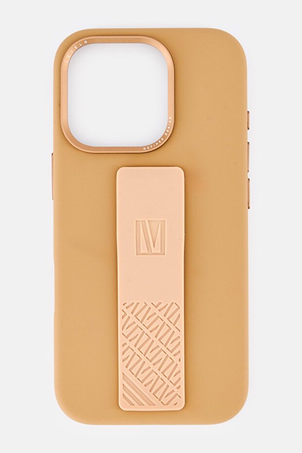 iPhone 16 Pro Morphix Silicone Case With Grip, Brown - 1