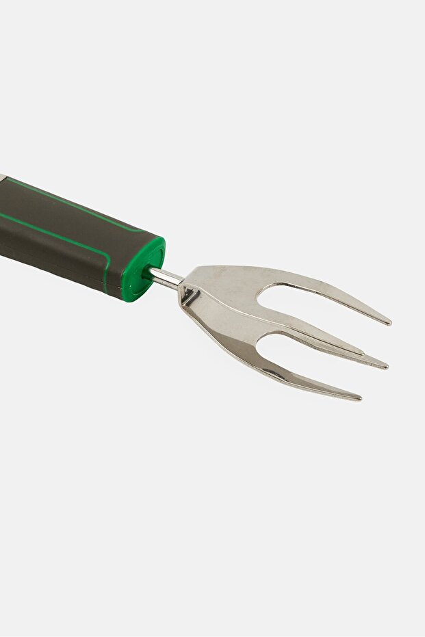 شوكة مانجو من الفولاذ المقاوم للصدأ، رمادي - 3