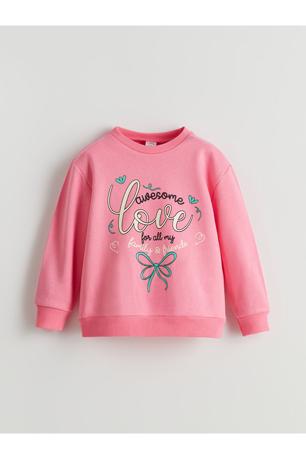 LCW Kız Çocuk Kalın Sweatshirt Ve Eşofman Alt 2'li - 2
