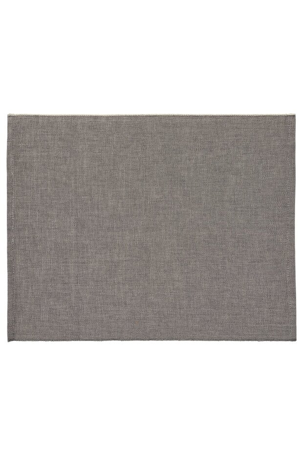 SVARTSENAP Place mat, grey, 35 x 45 cm
