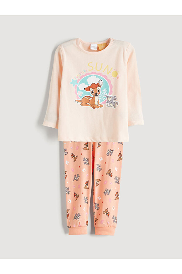 Create Your Style from Uzg Store | Bambi Printed Girls' Pajama Set