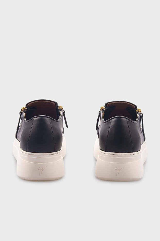 Deri Logolu Kalın Tabanlı Sneaker Ayakkabı Erkek AYAKKABI EU40010 - 4