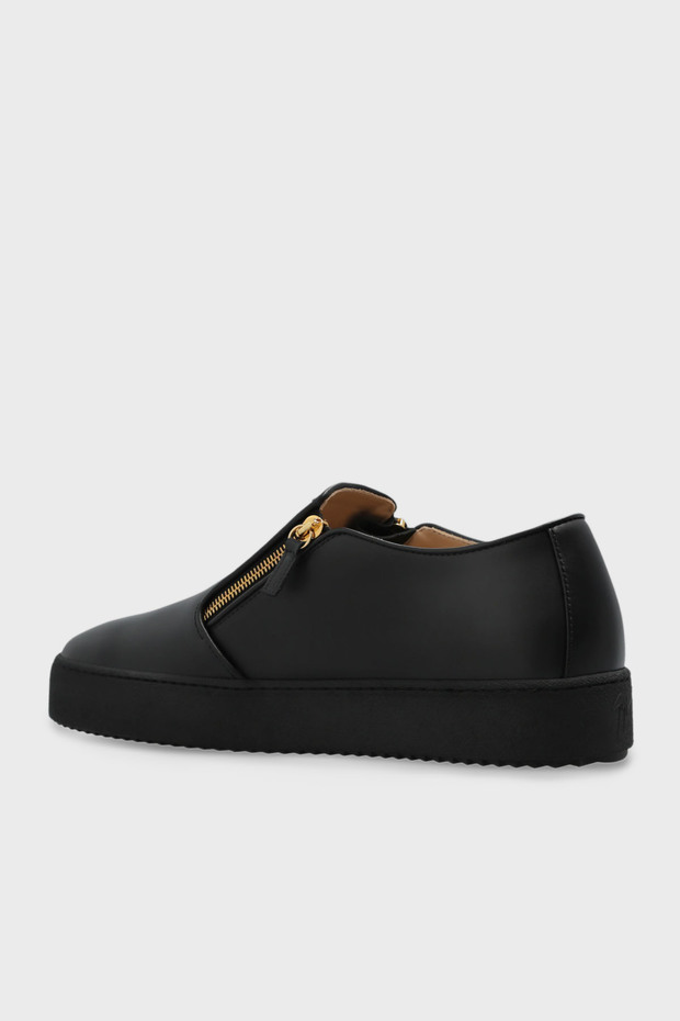 Deri Logolu Kalın Tabanlı Sneaker Ayakkabı Erkek AYAKKABI RU50007 - 6