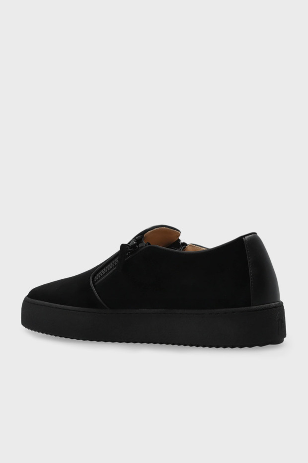 Logolu Süet Kalın Tabanlı Sneaker Ayakkabı Erkek AYAKKABI RU50025 - 6