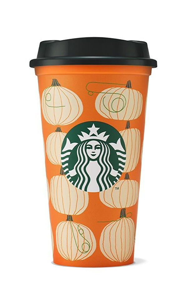 Pumpkin Design Plastic Drink Cup 473ml