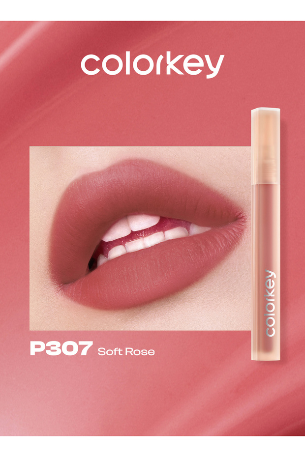1.8g Soft Mist Water-sense Lip Tint Liquid Lipstick Watery Matte Lip Gloss Non-Stick Waterproof P307