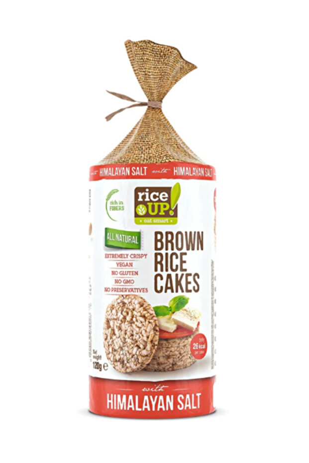 Whole Grain Rice Cakes Himalayan Salt 120g x 12 Pcs