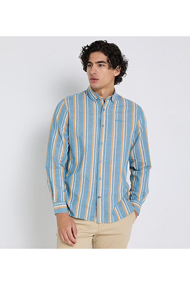 Men's Blue Casual Shirt