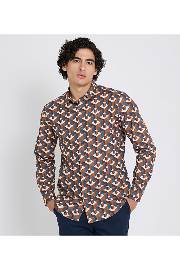 Men's Blue Casual Shirt