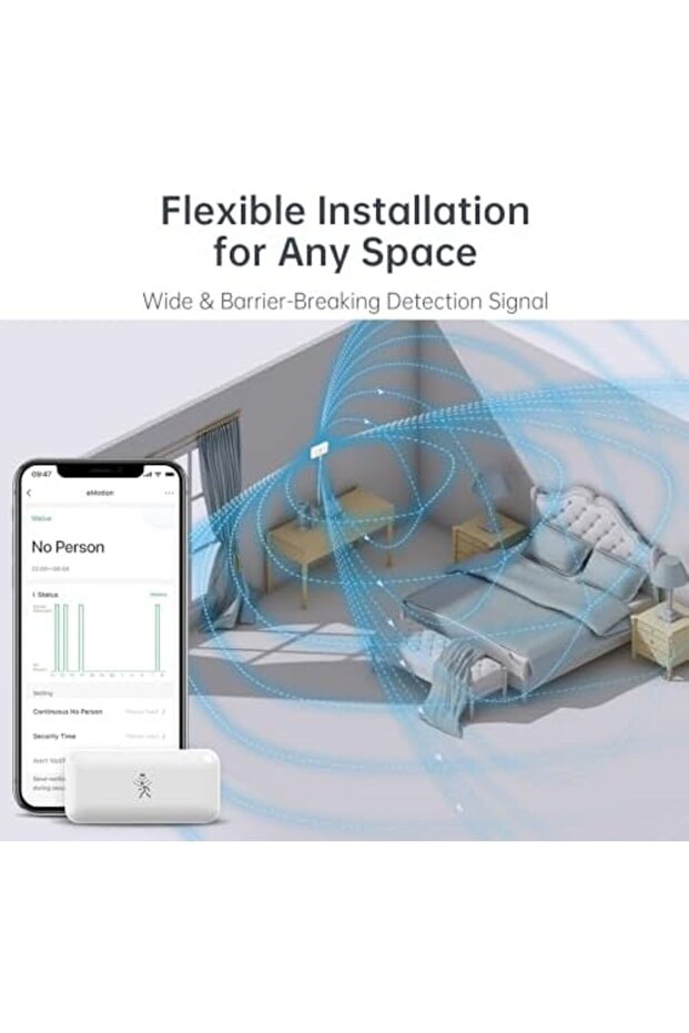 مستشعر حركة رادار واي فاي LinknLink eMotion، كشف حركة الإنسان، متوافق مع المنزل الذكي، يعمل - 3