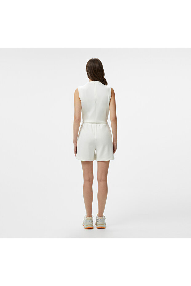 Kadın Relaxed Fit Beyaz Şort - 3