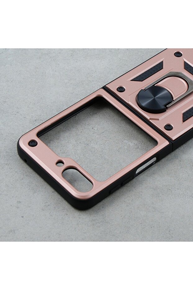 Armor Ring Shutter Back Case for Samsung Galaxy Z Flip7 - 3
