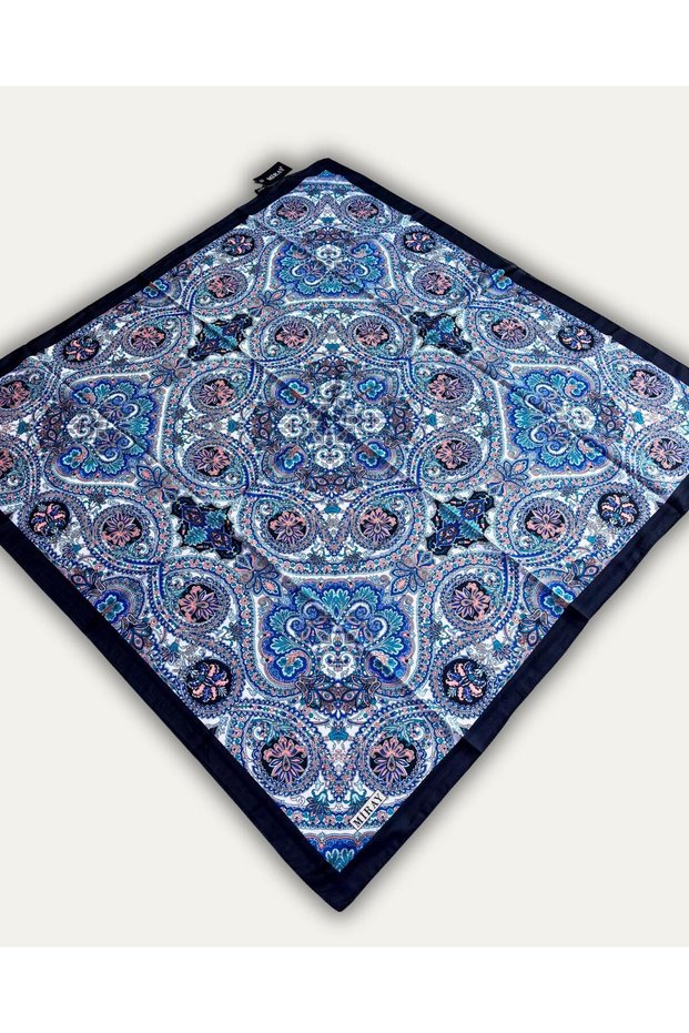 Ethnic Pattern Hijab Non-Slip Soft Scarf 90 cm