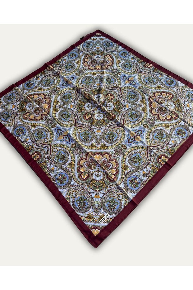 Ethnic Pattern Hijab Non-Slip Soft Scarf 90 cm