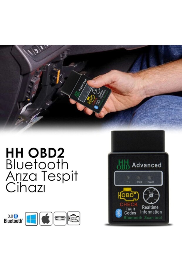 Obd2 Android Bluetooth Özellikli Araç Arıza Tespit Cihazı - 4