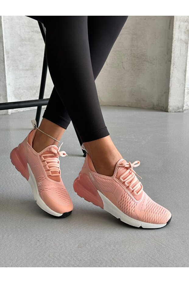 Pudra Sneaker Hafif Yürüyüş Koşu Spor Ayakkabı - 1