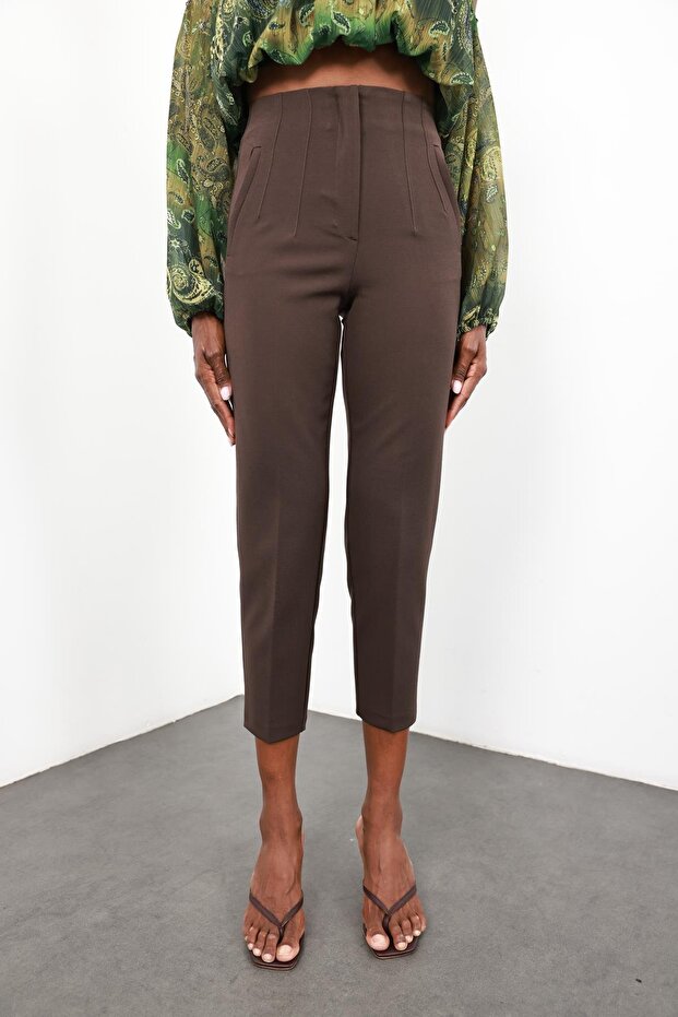 Acı Kahve Flatolu Pantolon 5113 - 4