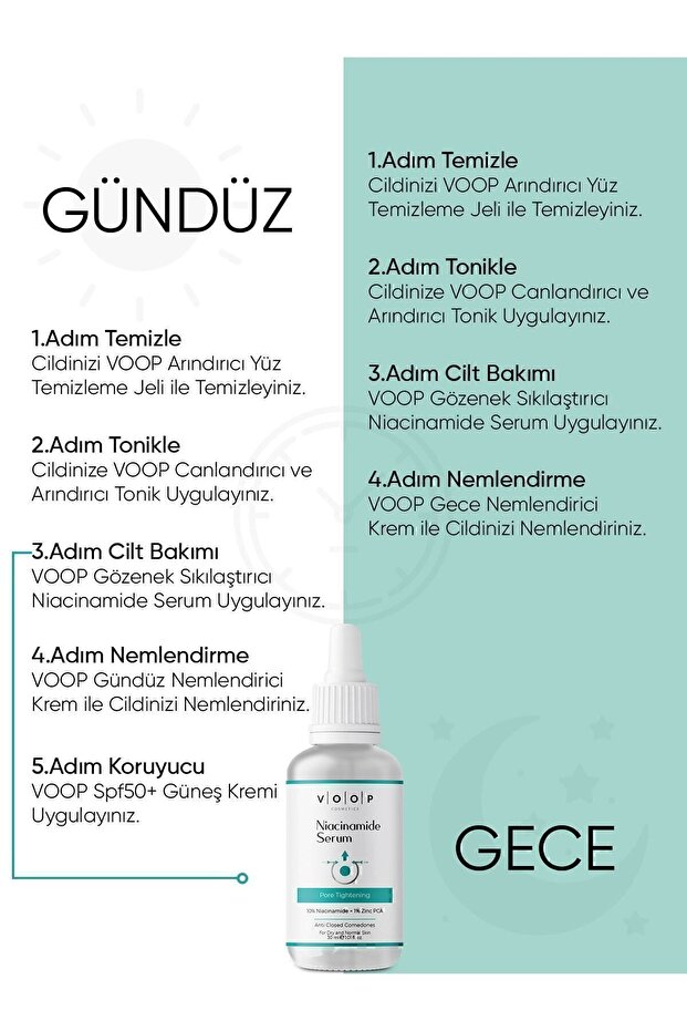 %10 Niacinamid Serum 30 ml | Gözenek Sıkılaştırıcı Cilt Bakım Serumu - 5