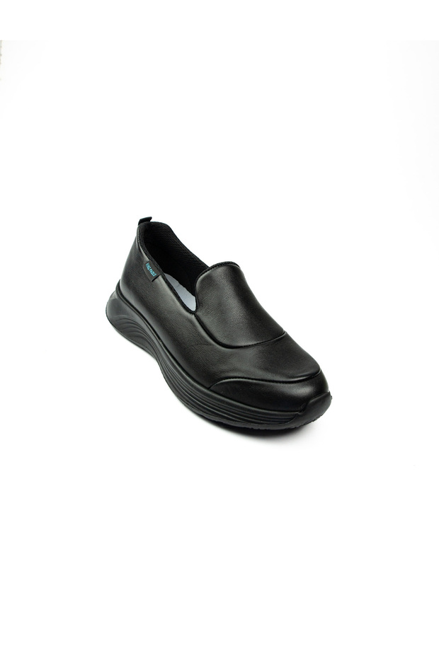 King Paolo 5210 Black Leather Women's Casual Shoes
