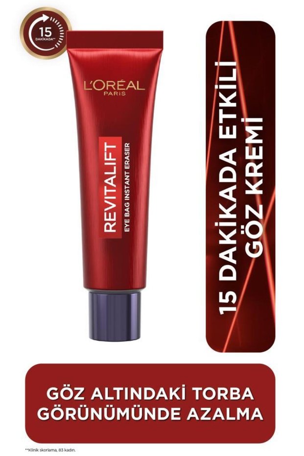 Revitalift Lazer Eyebag Instant Eraser Effective Eye Cream Against Under-Eye Bag Appearance 15ml