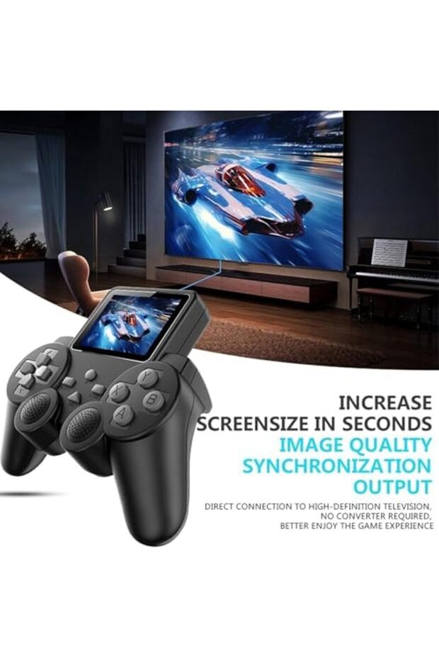 Handheld Gamepad with 3inch Screen, Thumb Grips Handheld Game Console - 7