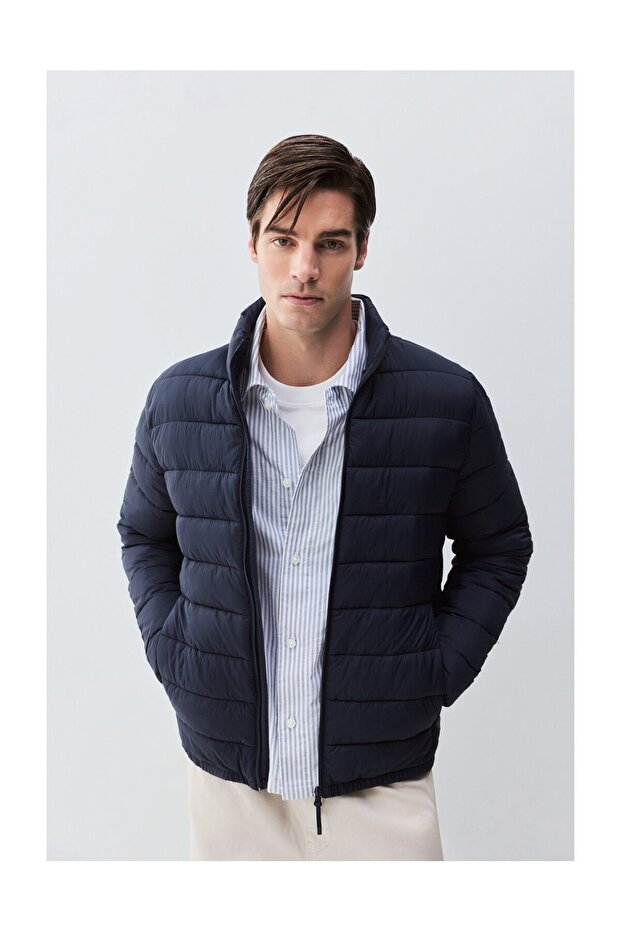 Lehká pánská prošívaná bunda - 1