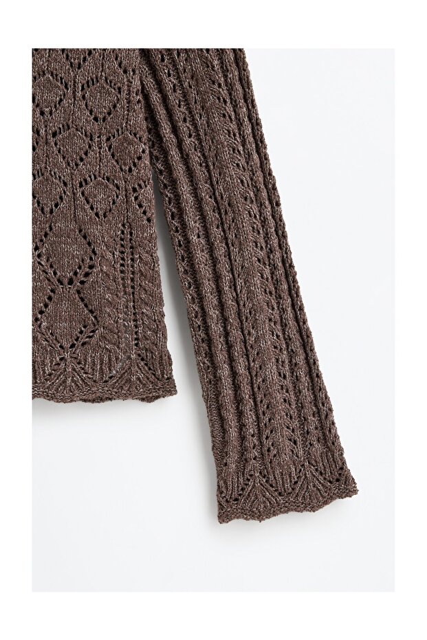 Kobieta Sweter z dzianiny typu open knit - 7