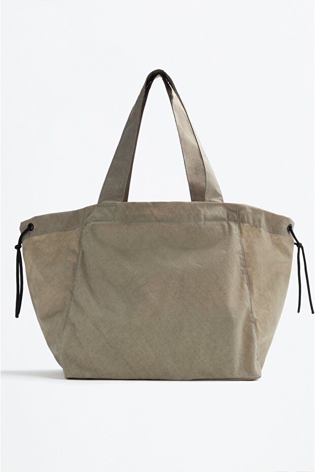 Kobieta Gabardynowa torba typu maxi - 3