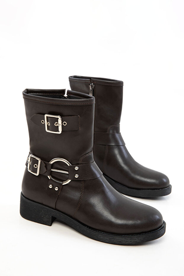 Kahve Kadın Bot& Bootie 20849 - 7
