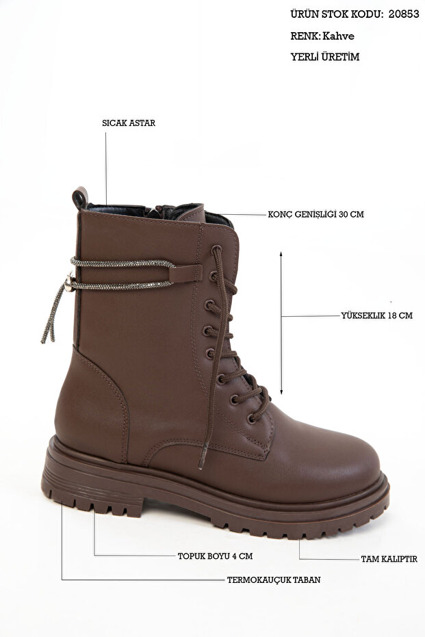 Kahve Kadın Bot& Bootie 20853 - 2