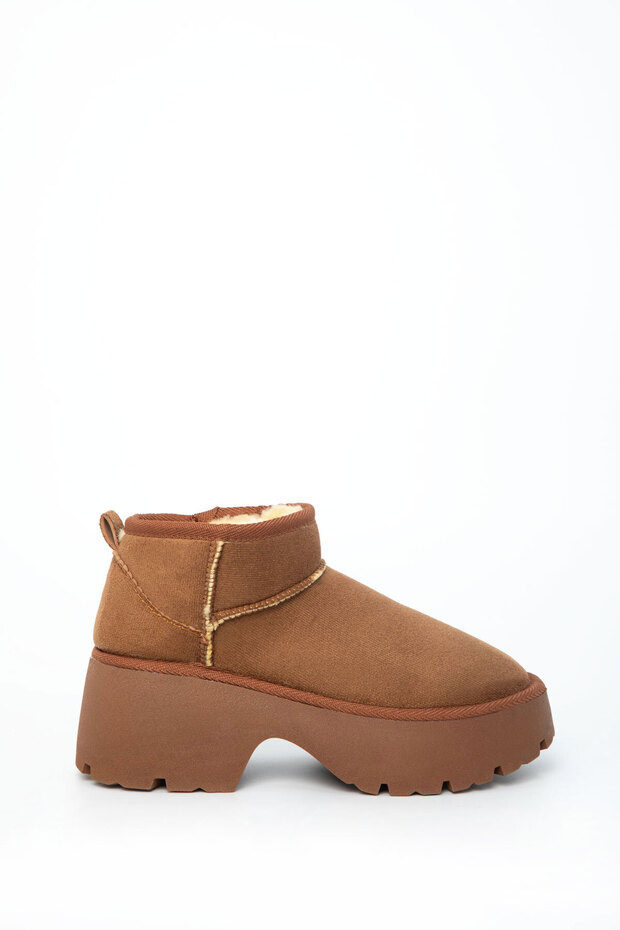 Taba Süet Kadın Bot & Bootie 21054 - 2