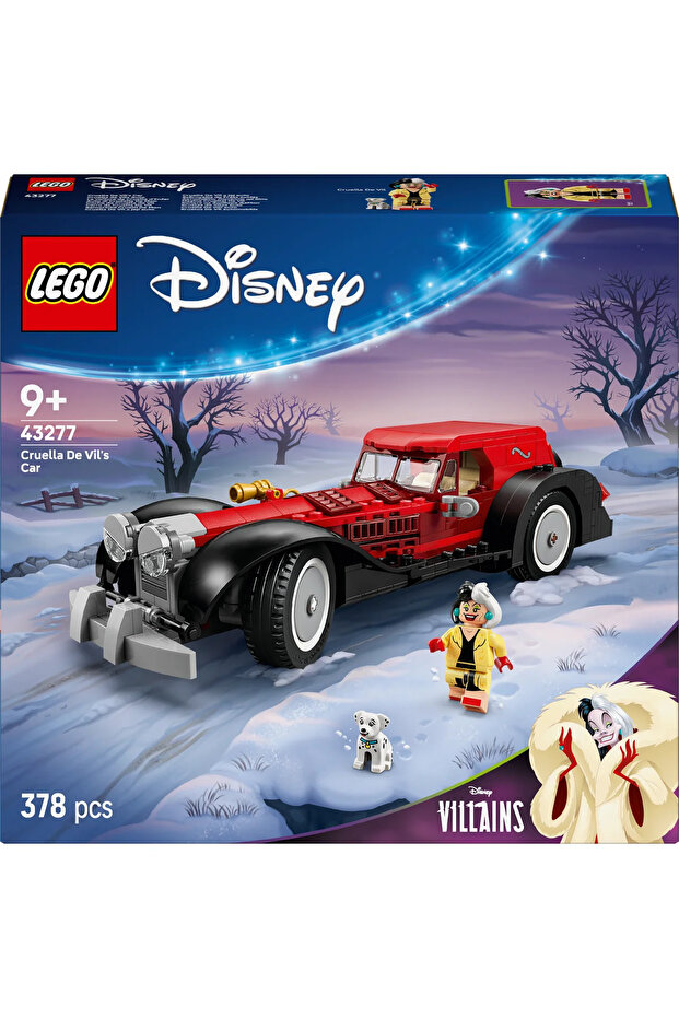 ® ǀ Disney Cruella De Vil’in Arabası 43277 – 9+ Yaş Çocuklar için Oyuncak Yapım Seti (378 Parça) - 4