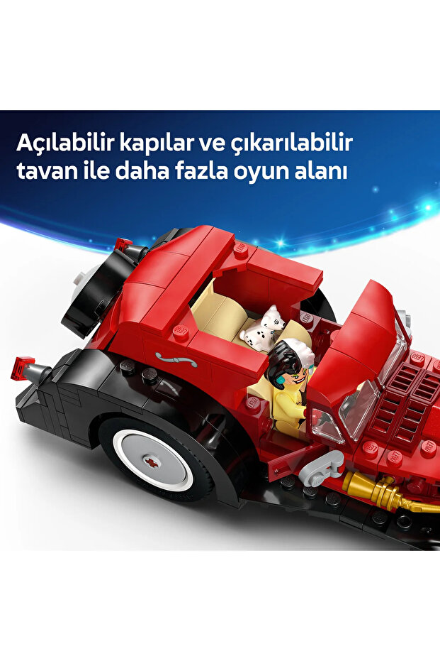 ® ǀ Disney Cruella De Vil’in Arabası 43277 – 9+ Yaş Çocuklar için Oyuncak Yapım Seti (378 Parça) - 9