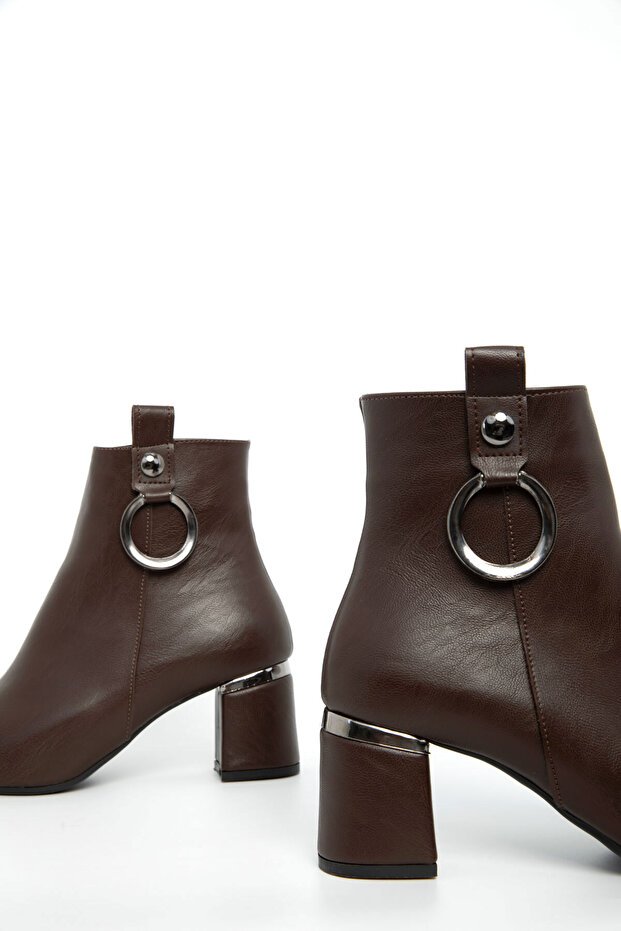 Kahve Kadın Bot & Bootie 21083 - 4