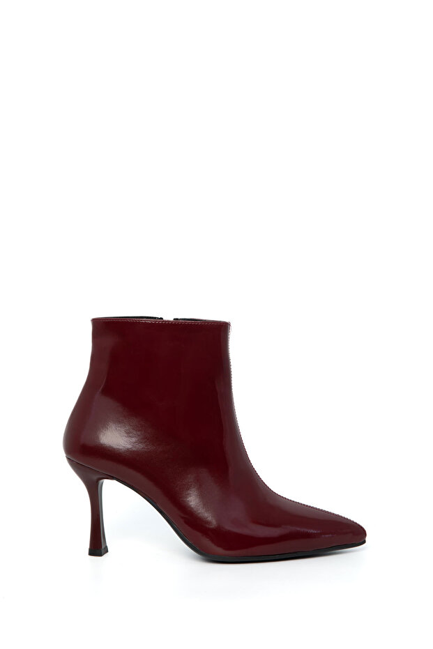 Bordo Rugan Kadın Bot & Bootie 21027 - 2
