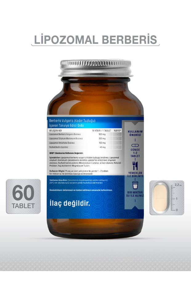 LİPOZOMAL BERBERİS 60 TABLET - 2