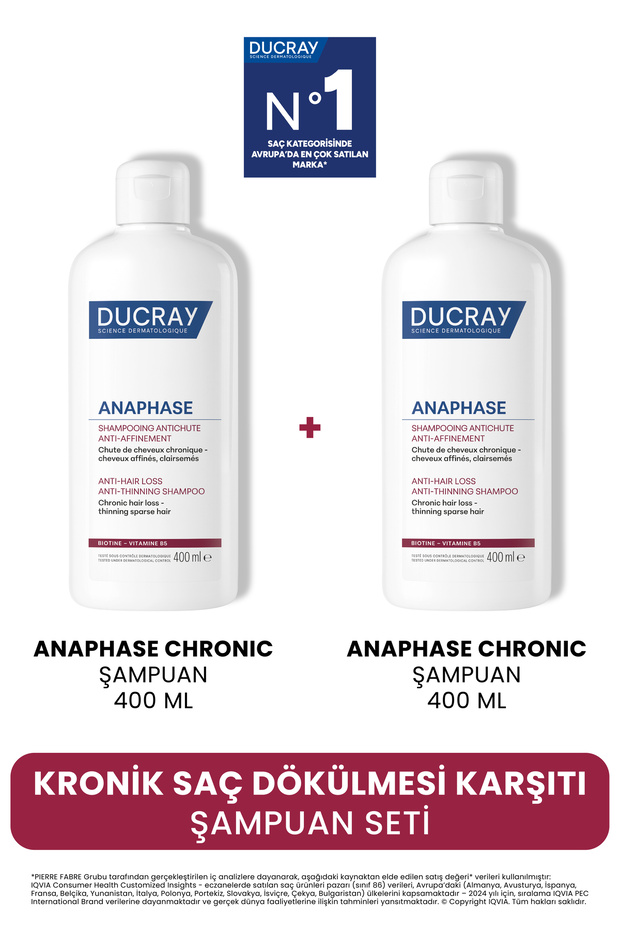 Anaphase Dökülme Karşıtı Şampuan 400 ml (2'li Set) - 1
